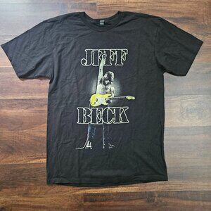 Jeff Beck 2018 Tour Dates Concert t shirt Men's Large - 2-sided